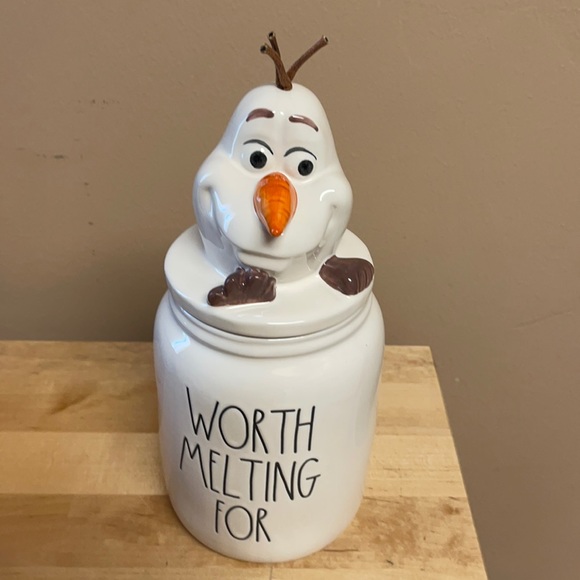 Rae Dunn Other - Rae Dunn Worth Melting For Olaf Canister